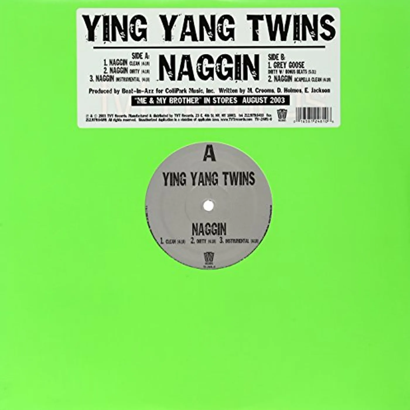 Ying Yang Twins Naggin Vinyl Record