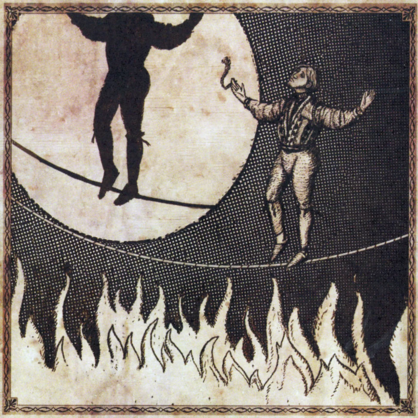 Firewater MAN ON THE BURNING TIGHTROPE CD