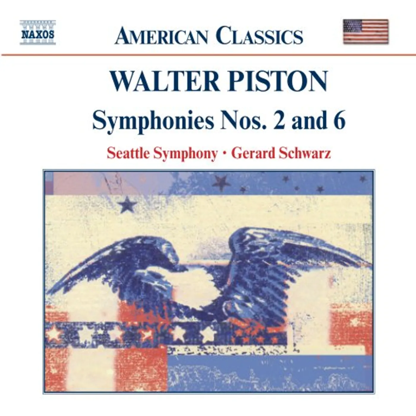 Walter Piston SYMPHONIES NOS. 2 & 6 CD