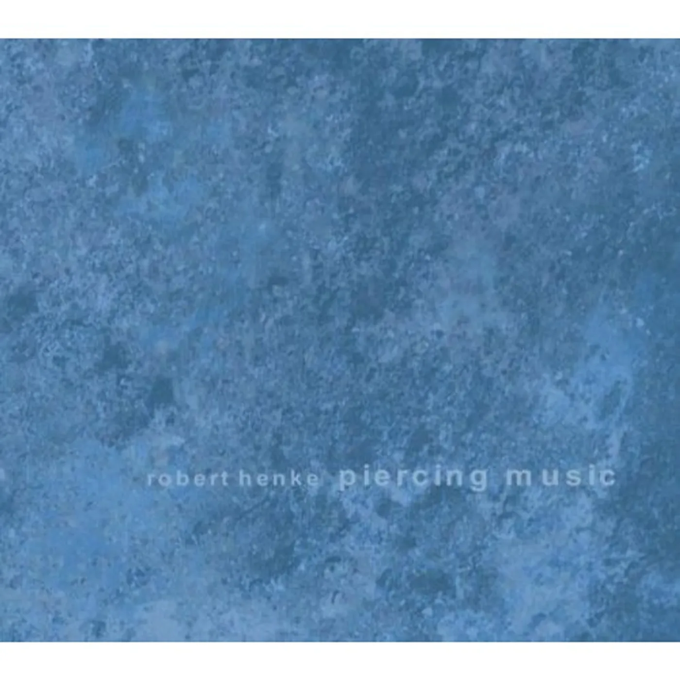 Robert Henke PIERCING MUSIC CD