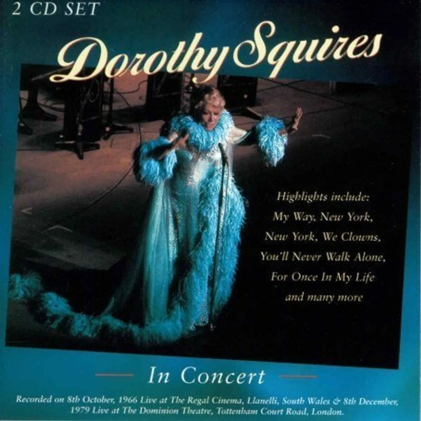 Dorothy Squires IN CONCERT CD