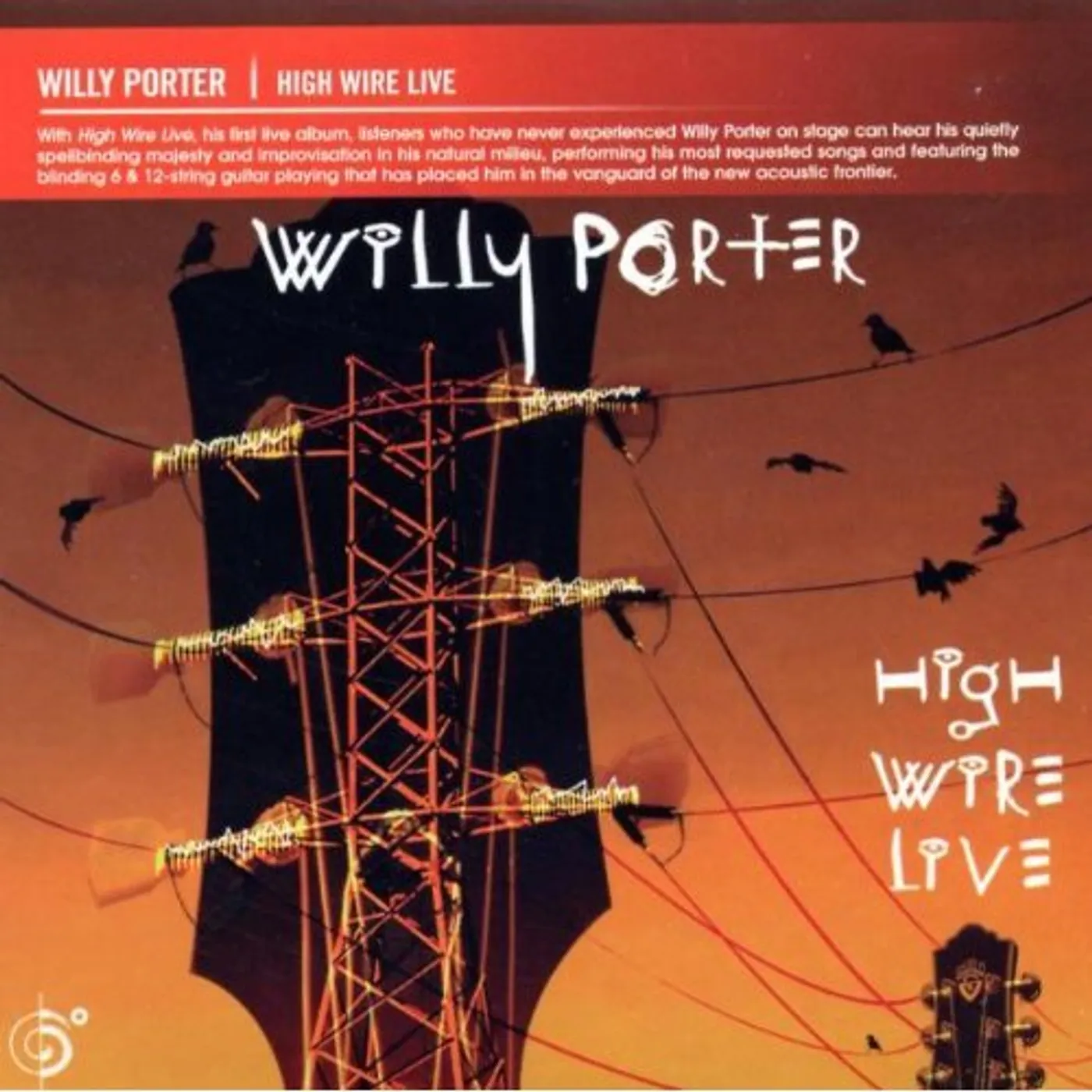 Willy Porter HIGH WIRE LIVE CD