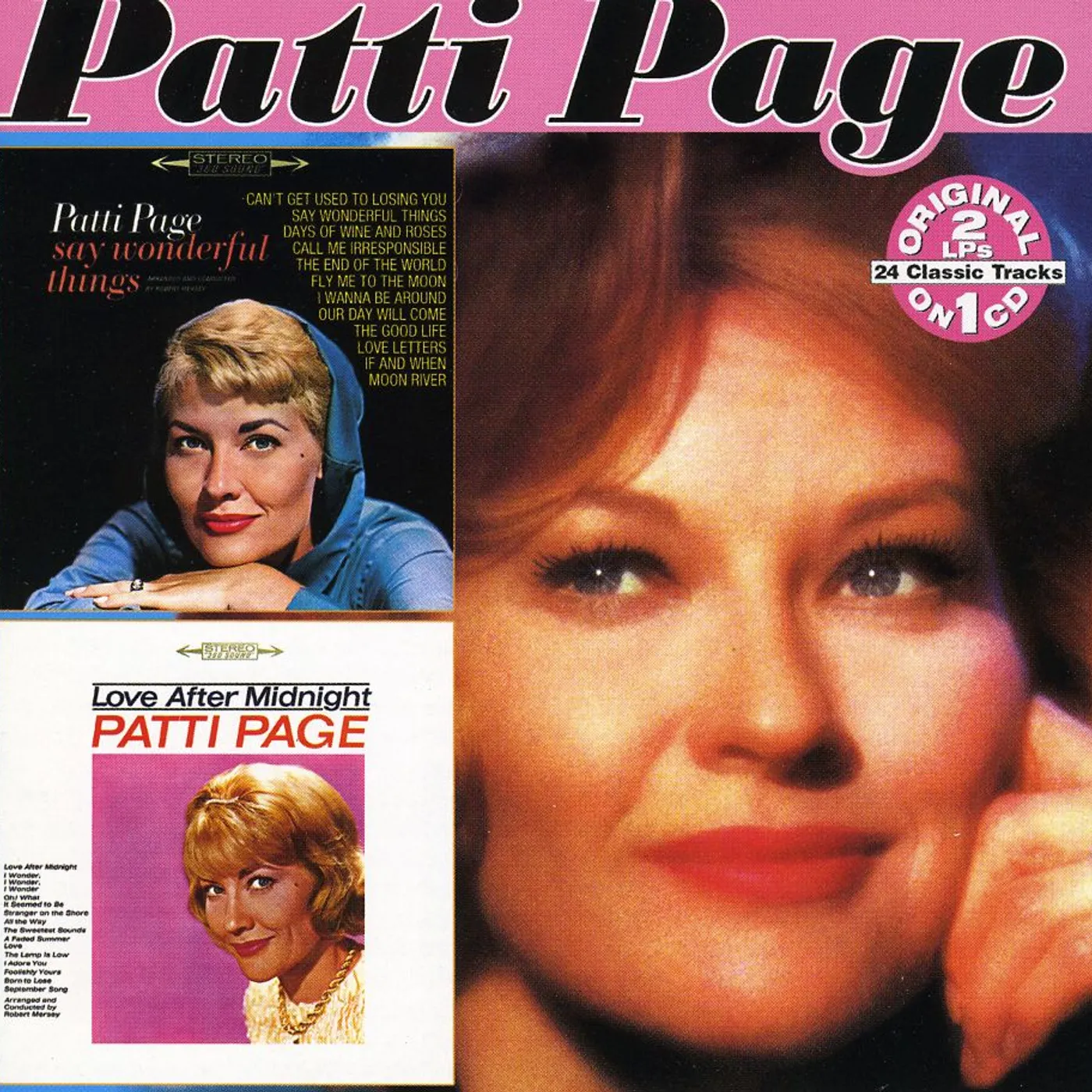 Patti Page SAY WONDERFUL THINGS: LOVE AFTER MIDNIGHT CD