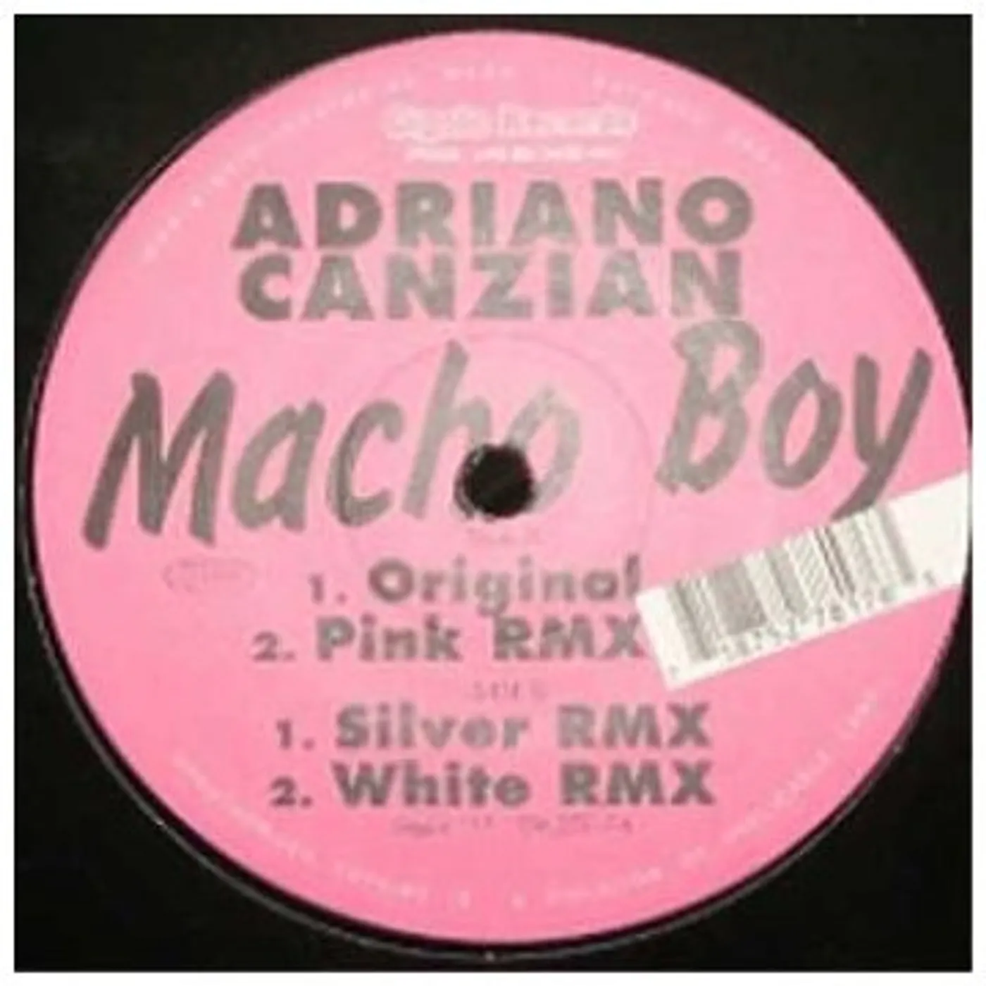 Adriano Canzian Macho Boy Vinyl Record