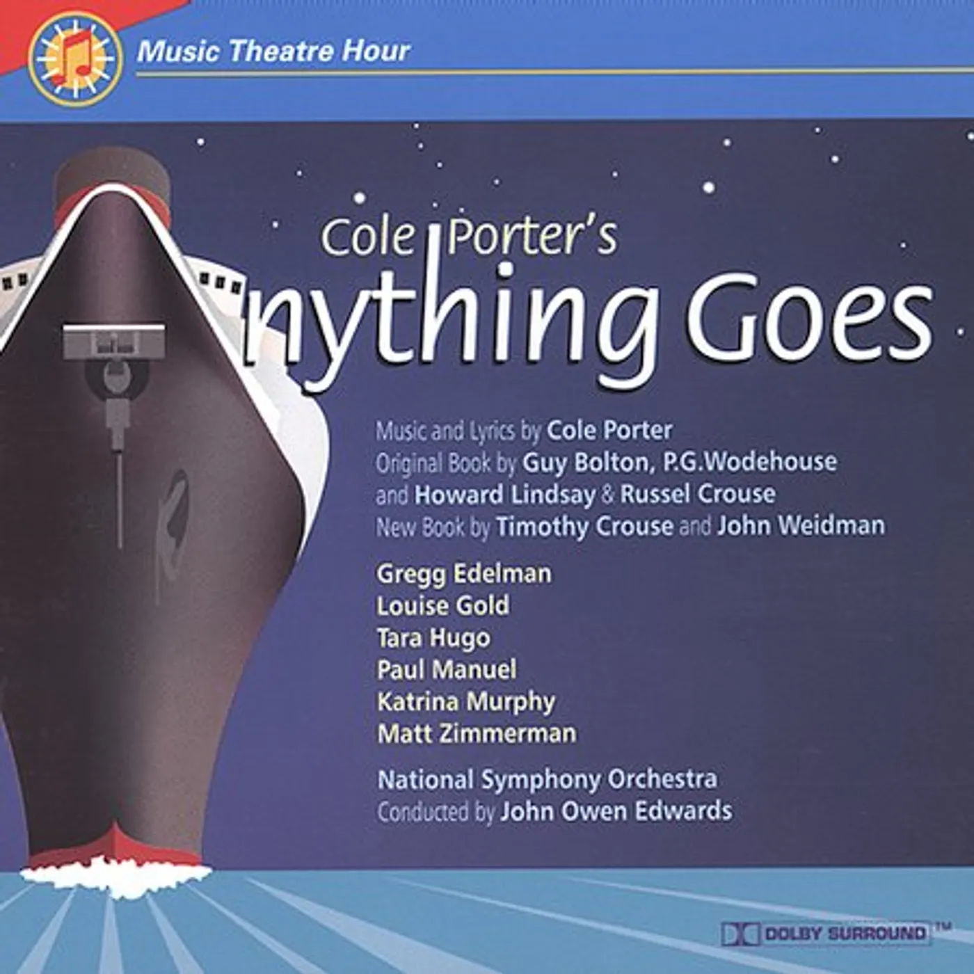 Cole Porter ANYTHING GOES: MUSIC THEATRE HOUR CD
