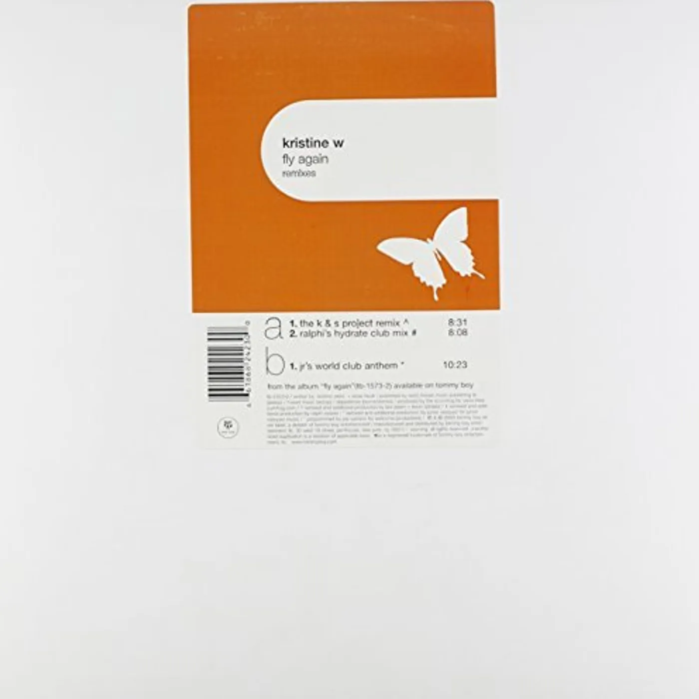 Kristine W FLY AGAIN: REMIXES (X3) Vinyl Record