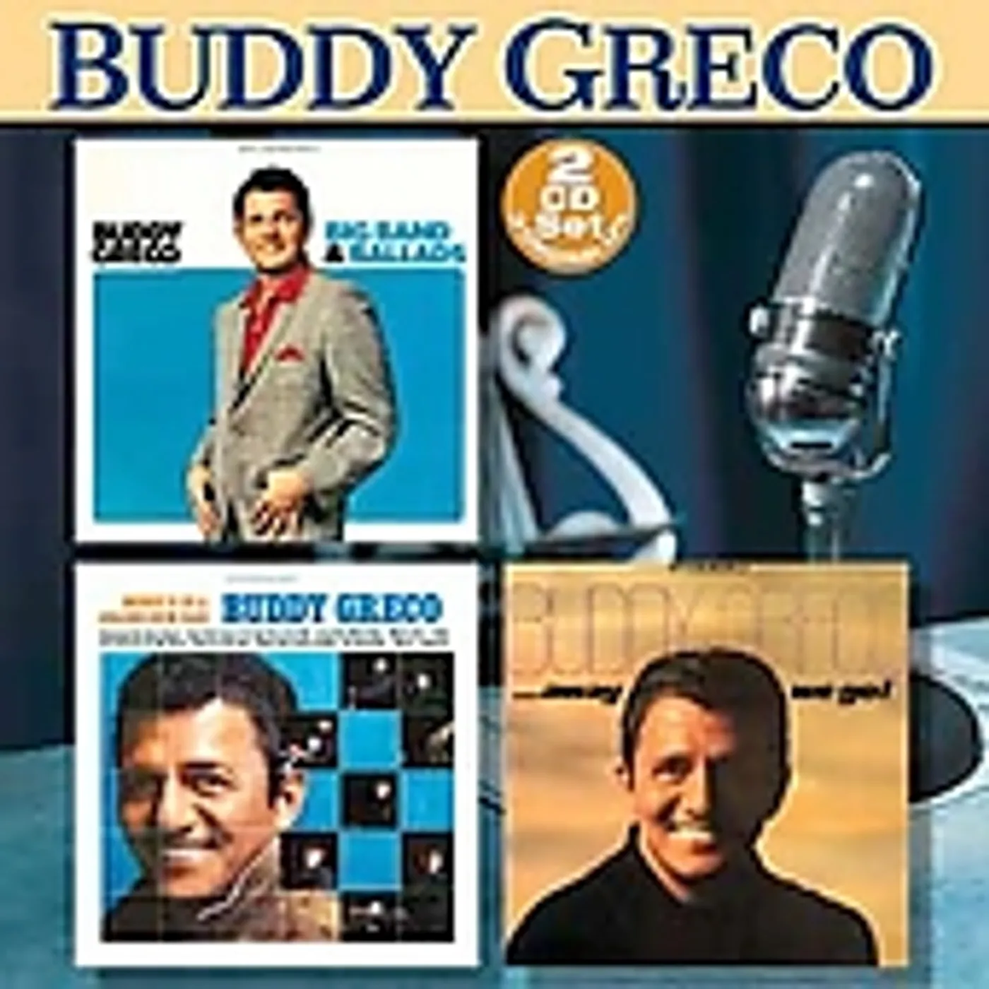 Buddy Greco BIG BAND & BALLADS / BUDDY'S IN BRAND / AWAY WE GO CD