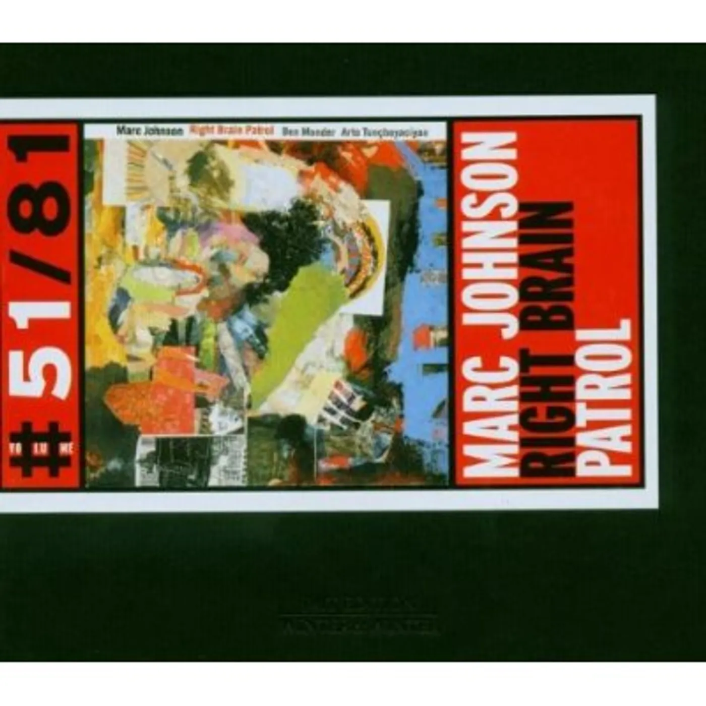 Marc Johnson RIGHT BRAIN CONTROL CD