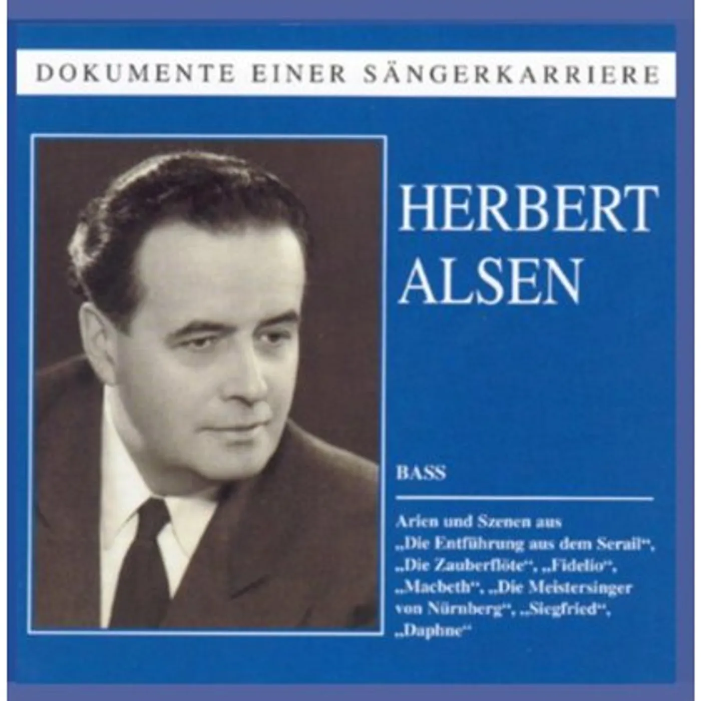 LEGENDARY VOICES: HERBERT ALSEN CD