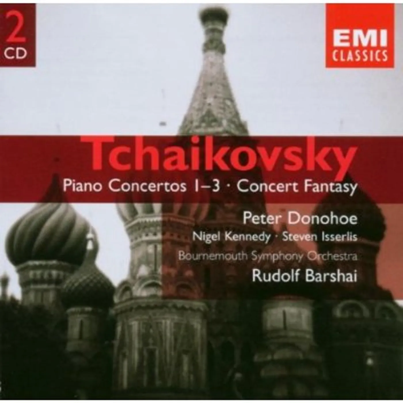 Peter Donohoe TCHAIKOVSKY:PIANO CONCERTOS 1-3 - CONCERT FANTASY CD
