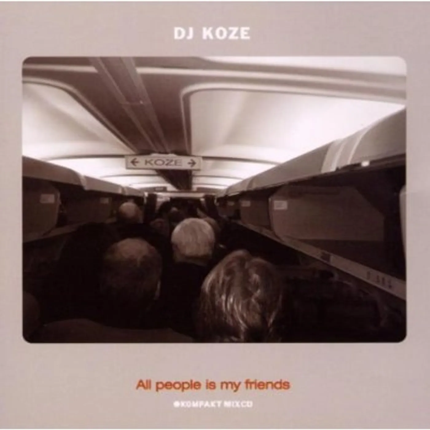 DJ Koze ALL PEOPLE IS MY FRIENDS CD