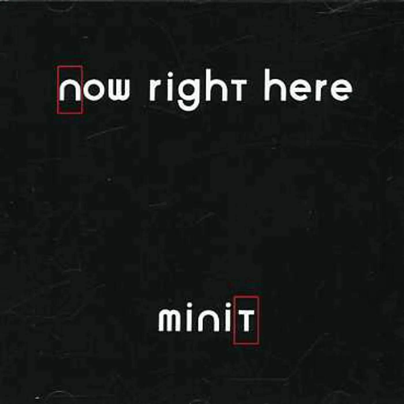 Minit NOW RIGHT HERE CD