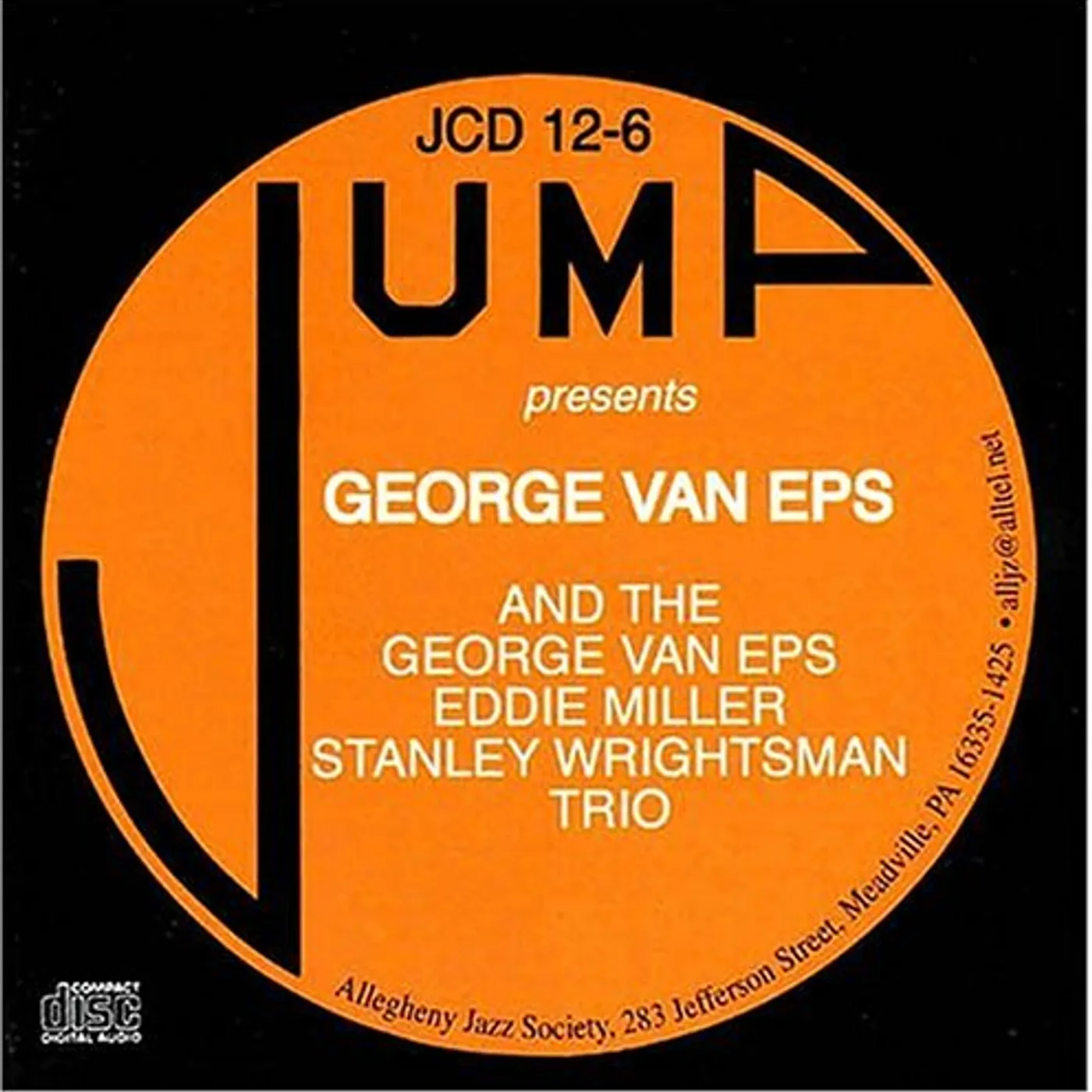 GEORGE VAN EPS/EDDIE MILLER/STANLEY WRIGHTSMAN CD