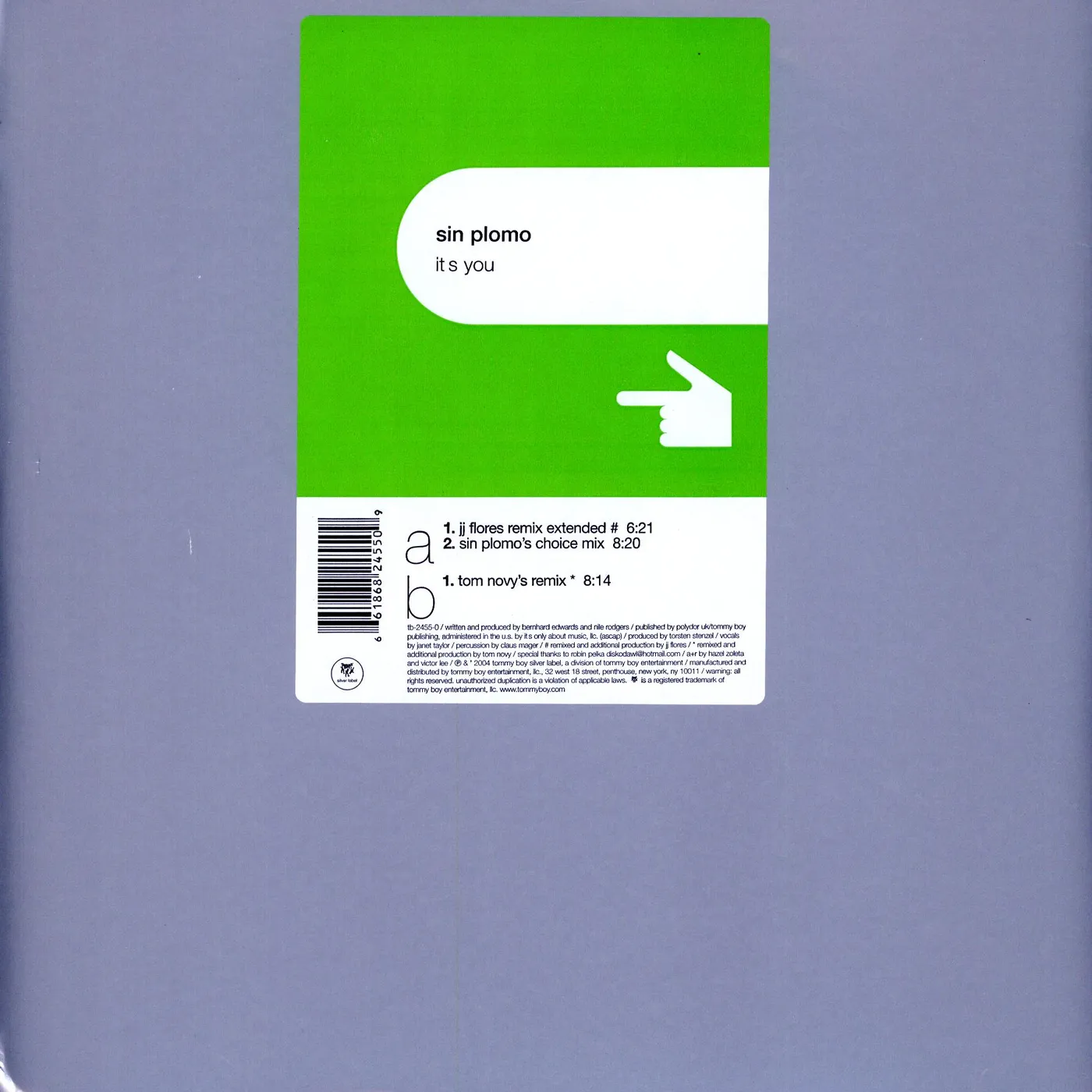 Sin Plomo IT'S YOU (X3) Vinyl Record