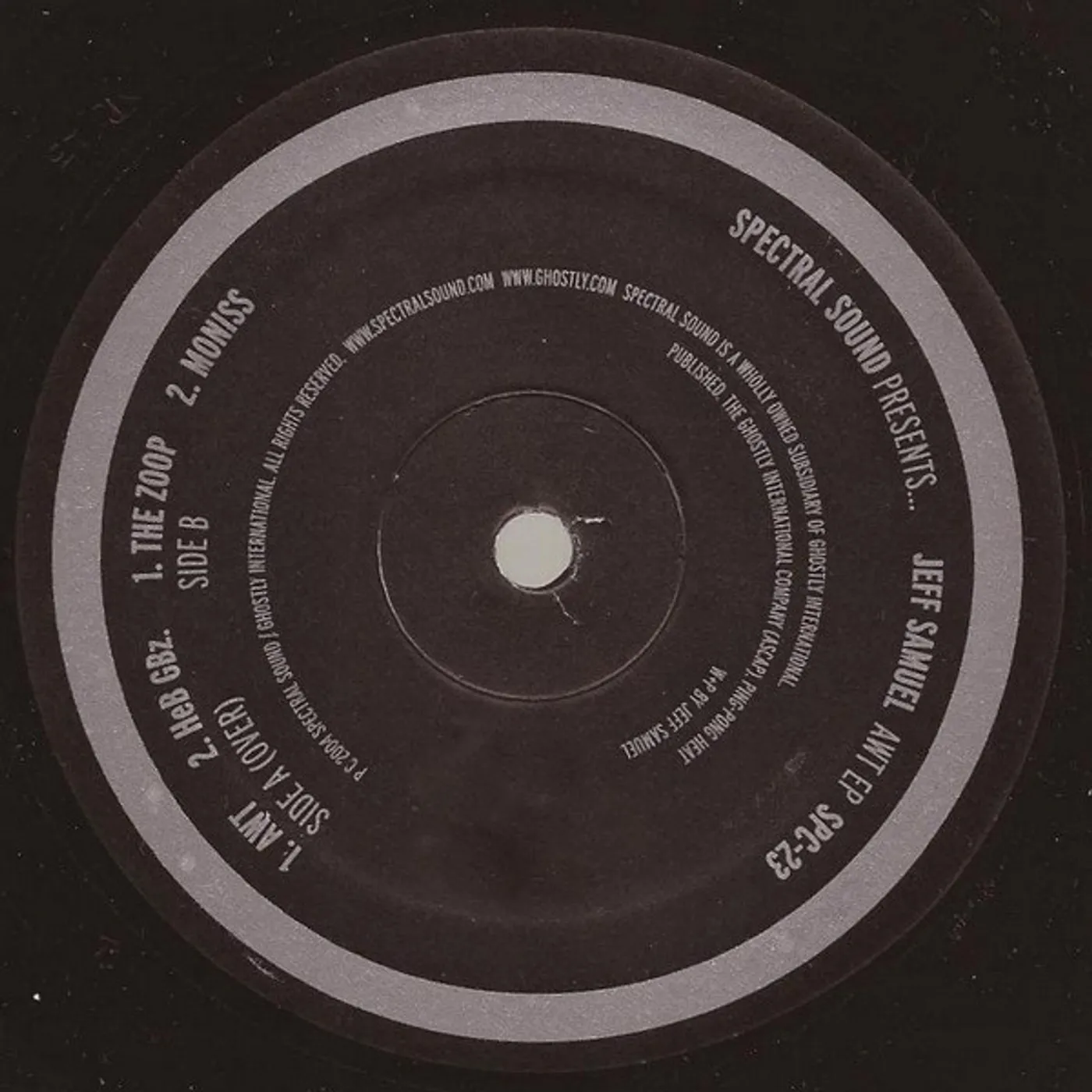 Jeff Samuel Awt EP Vinyl Record