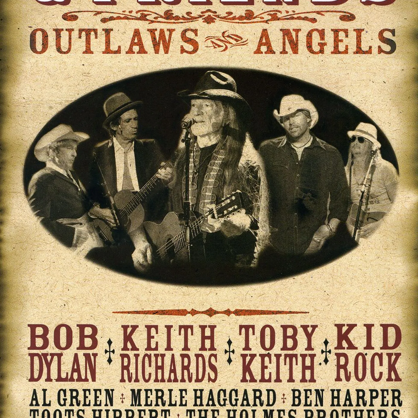 Willie Nelson & FRIENDS OUTLAWS & ANGELS DVD