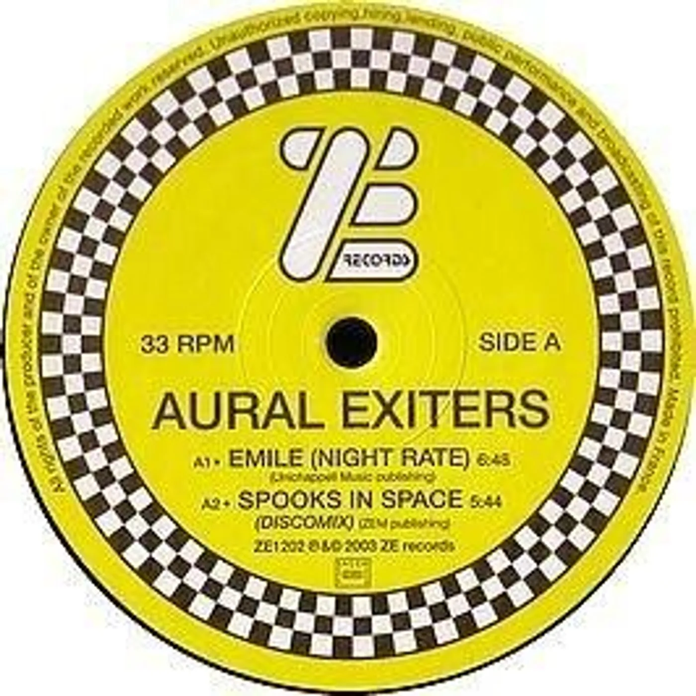 Aural Exciters EMILE Vinyl Record
