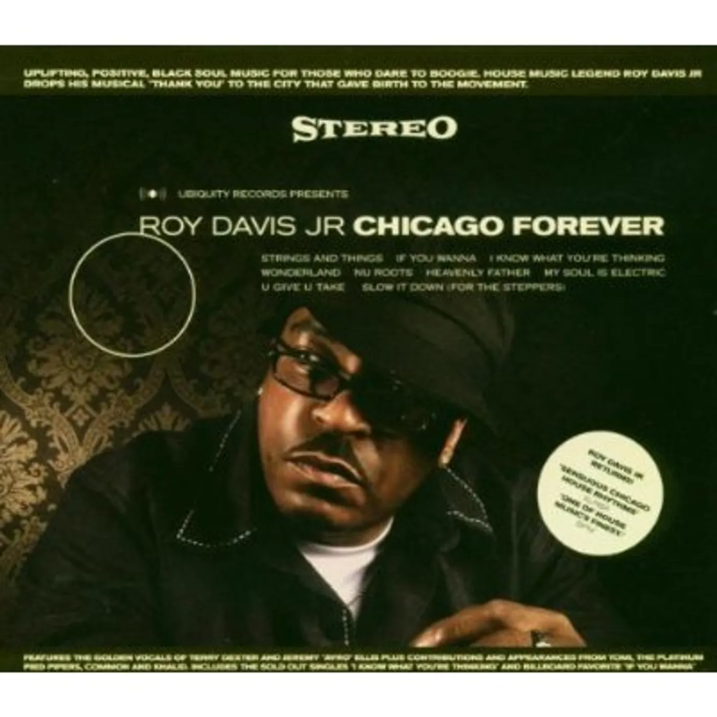 Roy Davis Jr. CHICAGO CALLING CD