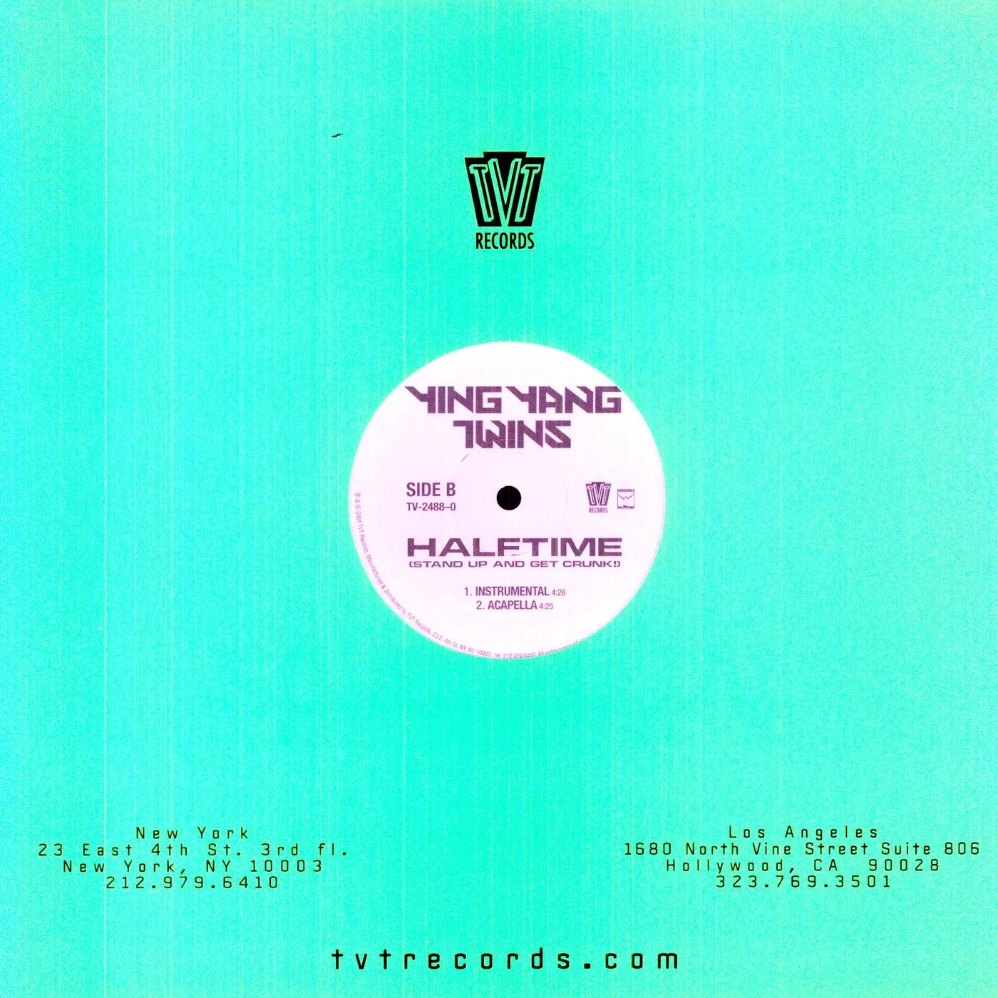 Ying Yang Twins HALFTIME: STAND UP & GET CRUNK Vinyl Record