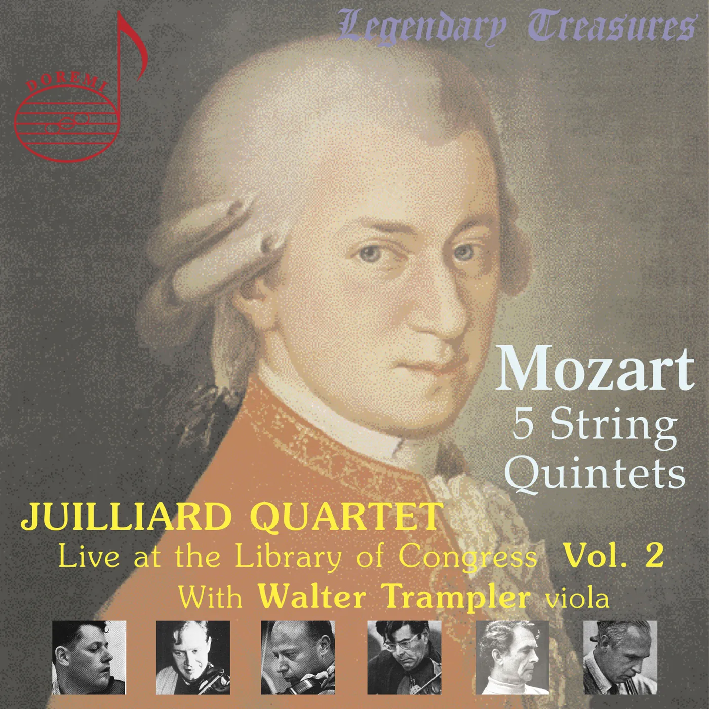 Juilliard String Quartet LIVE AT THE LIBRARY OF CONGRESS 2 CD
