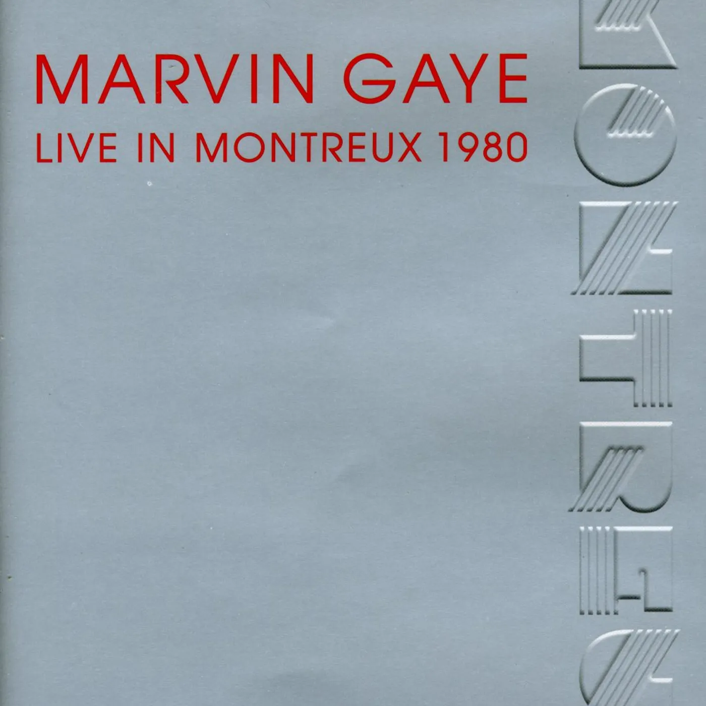 Marvin Gaye LIVE IN MONTREUX 1980 DVD