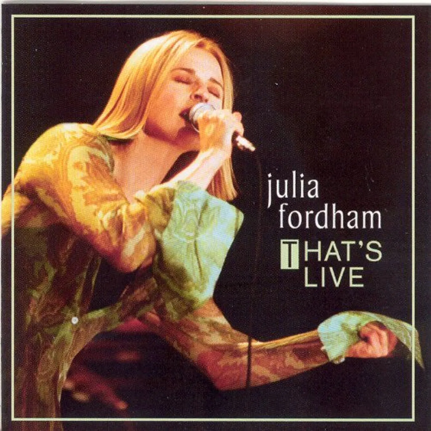 Julia Fordham THAT'S LIVE CD