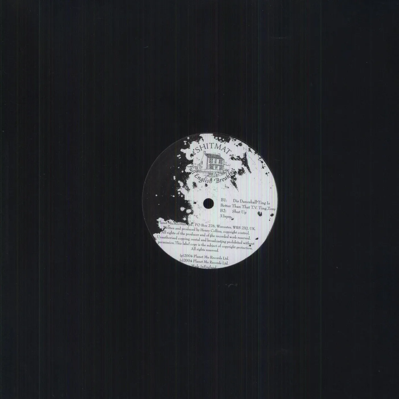 Shitmat NEW ENGLISH BREAKFAST 3 Vinyl Record