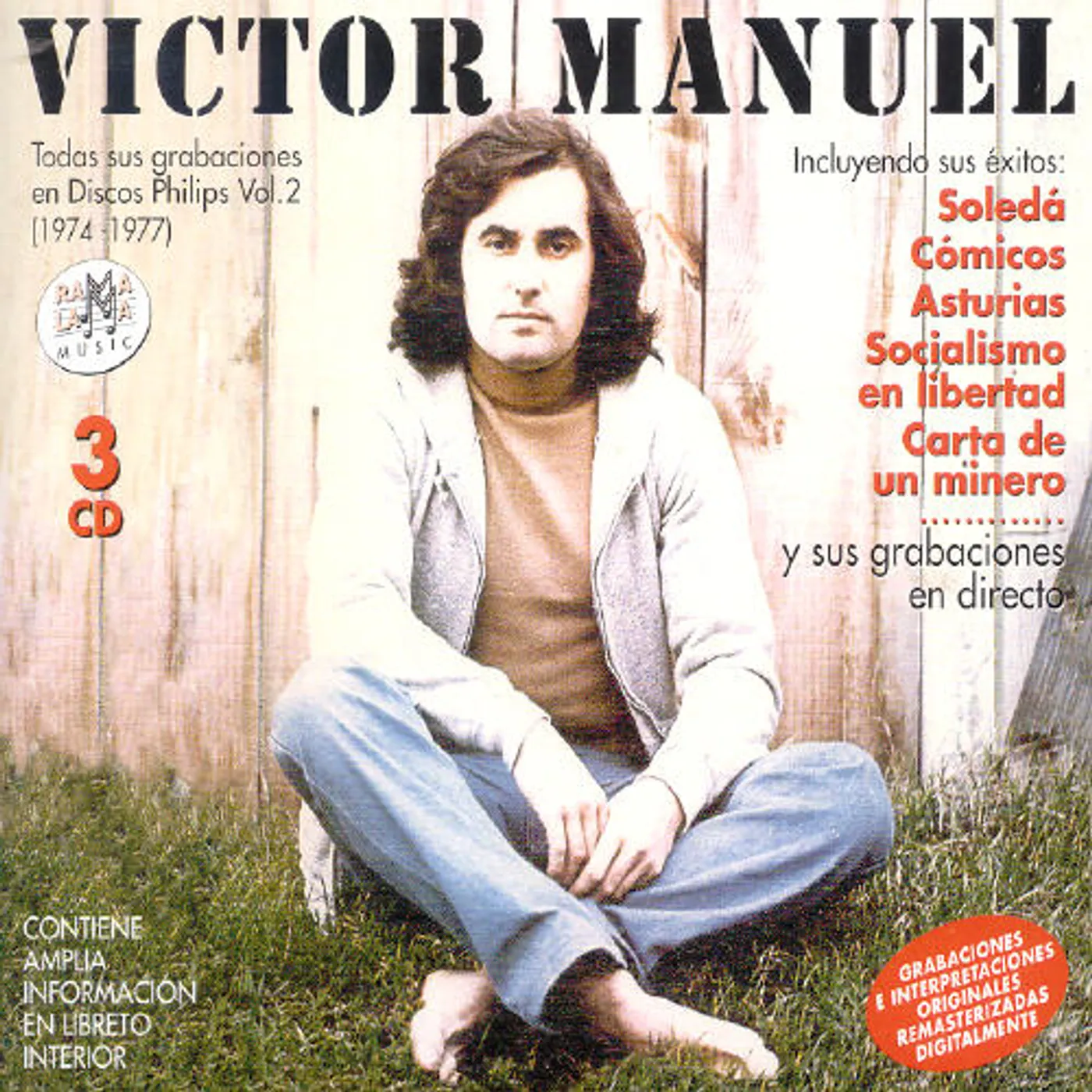 Victor Manuel TODAS SUS GRABACIONES PHILIPS 2 CD