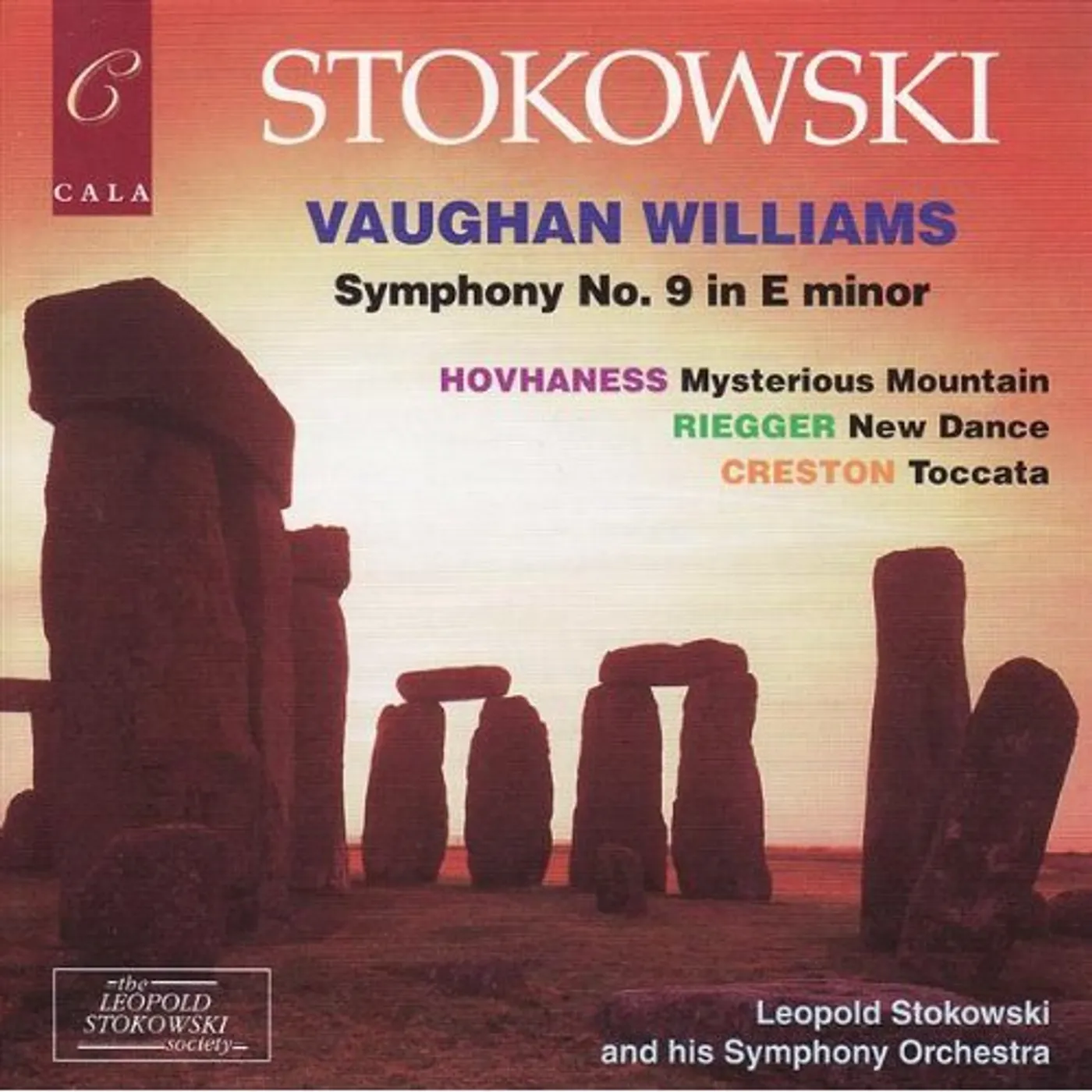 Leopold Stokowski SYM 9: VAUGHAN WILLIAMS CD
