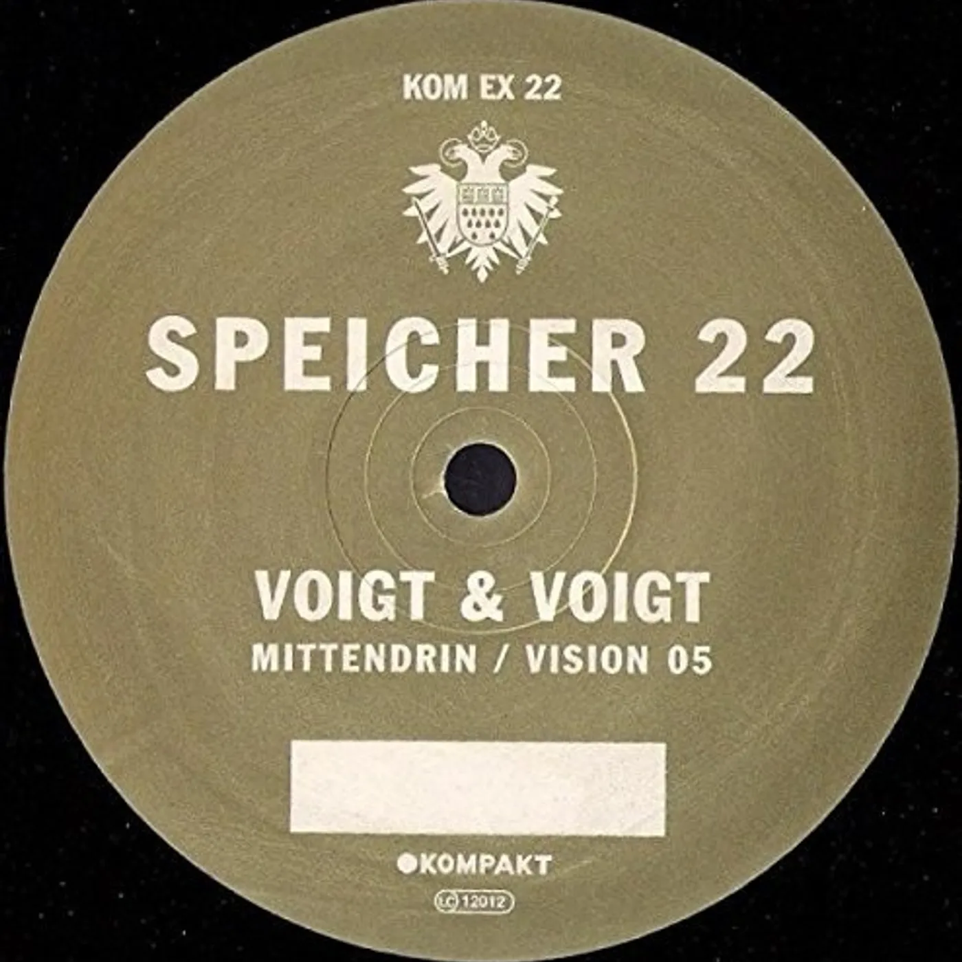 Voigt & Voigt SPEICHER 22 Vinyl Record