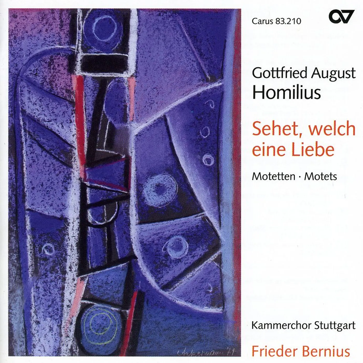 Gottfried August Homilius SEHET CD