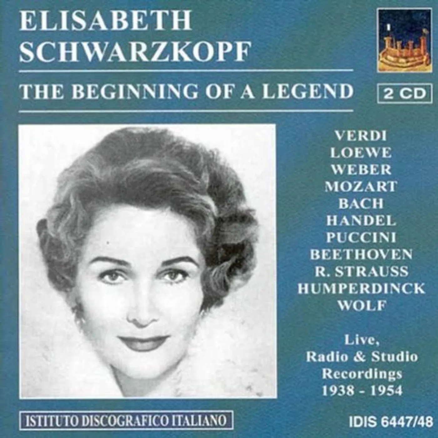 Elisabeth Schwarzkopf BEGINNING OF A LEGEND CD