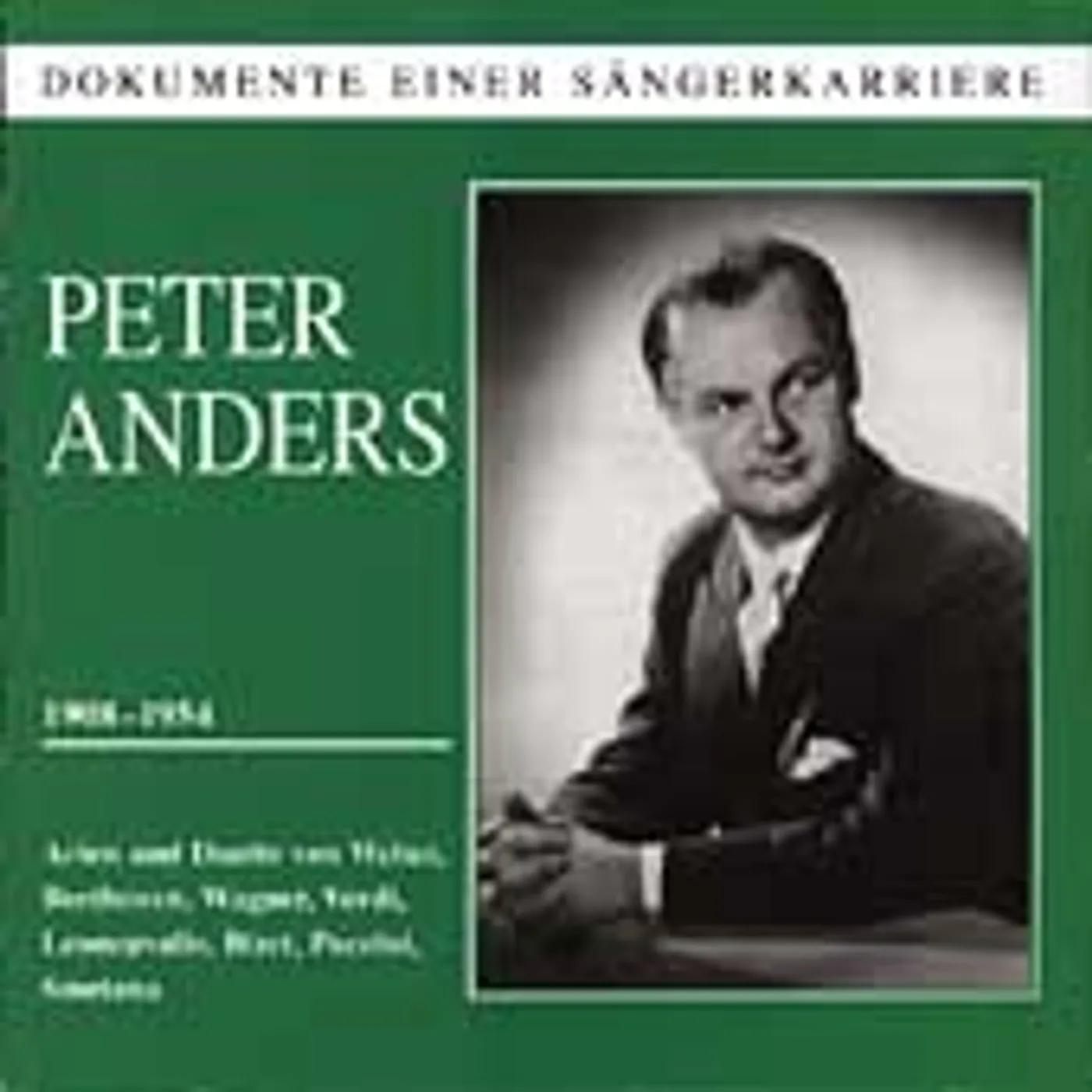 PETER ANDERS SINGS CD