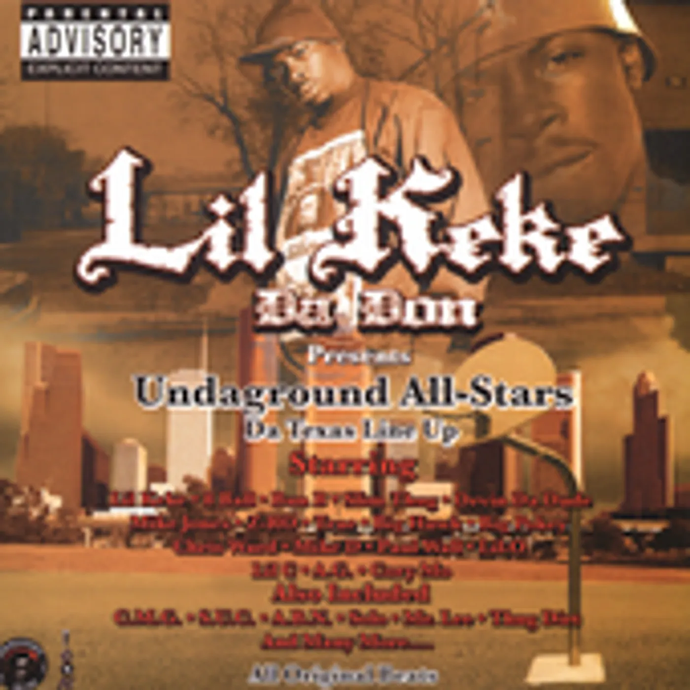 Lil' Keke UNDAGROUND: ALL STARS THE TEXAS LINE UP CD