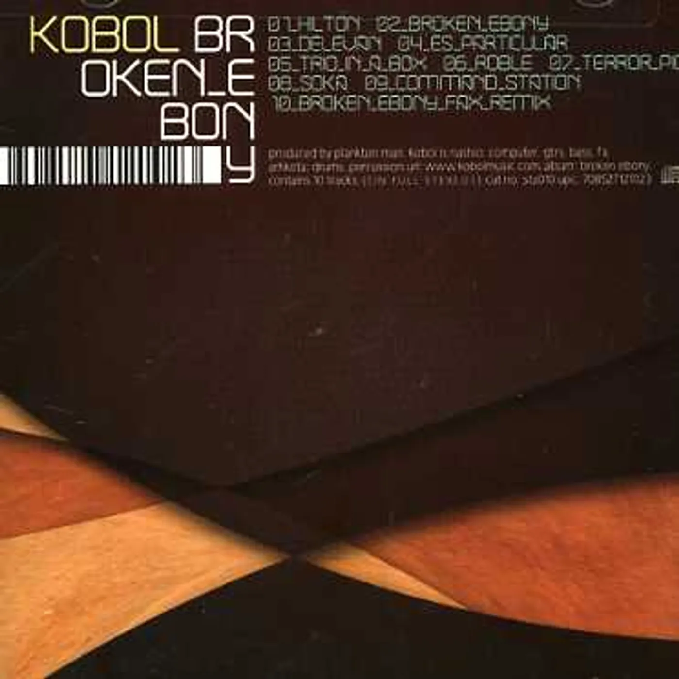 Kobol BROKEN EBONY CD