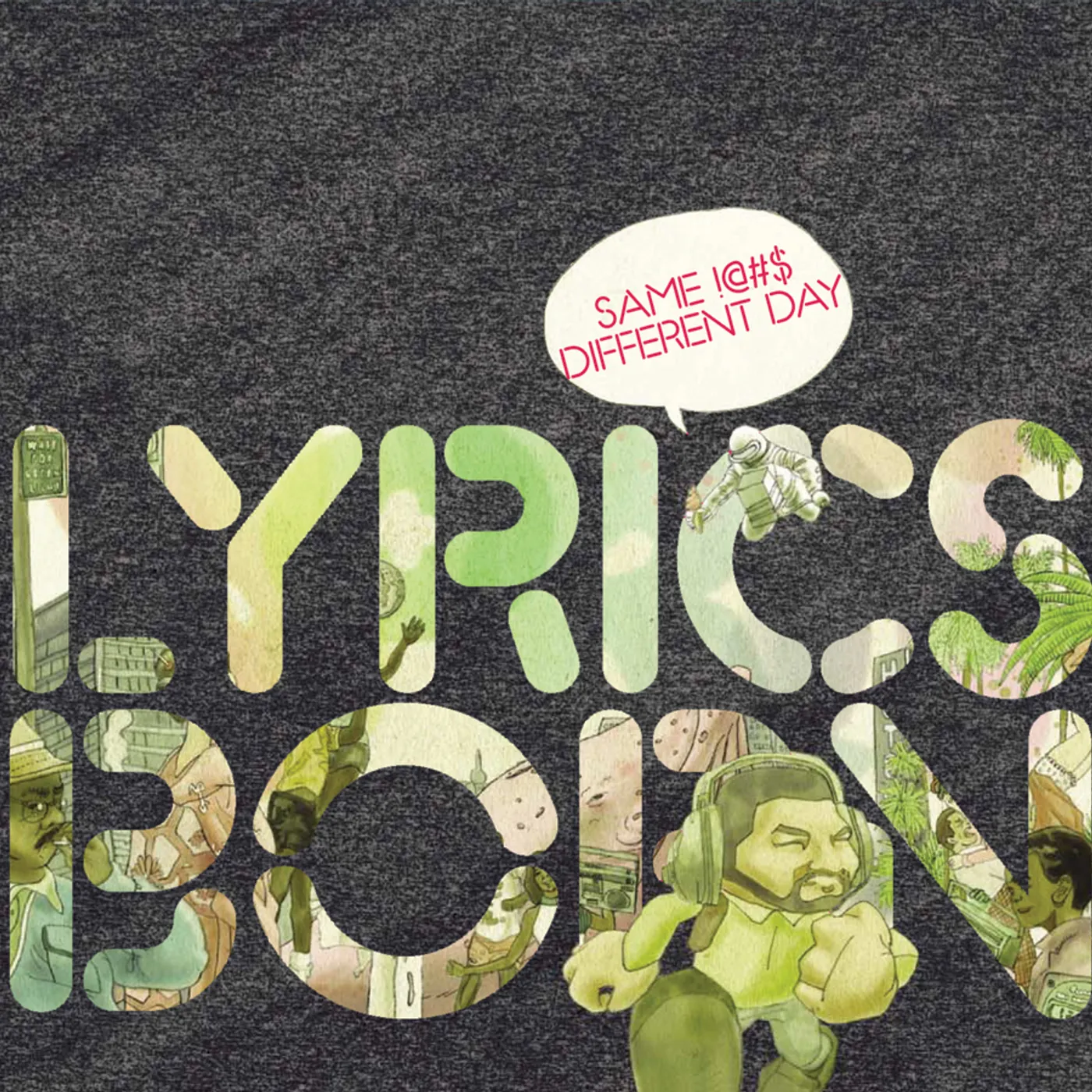 Lyrics Born SAME !@#$ DIFFERENT DAY CD