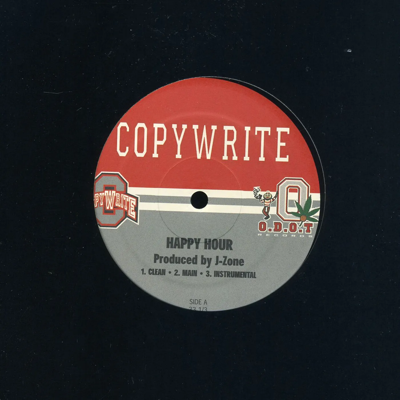 Copywrite HAPPY HOUR / BEAUTIFUL TRAINWRECK Vinyl Record