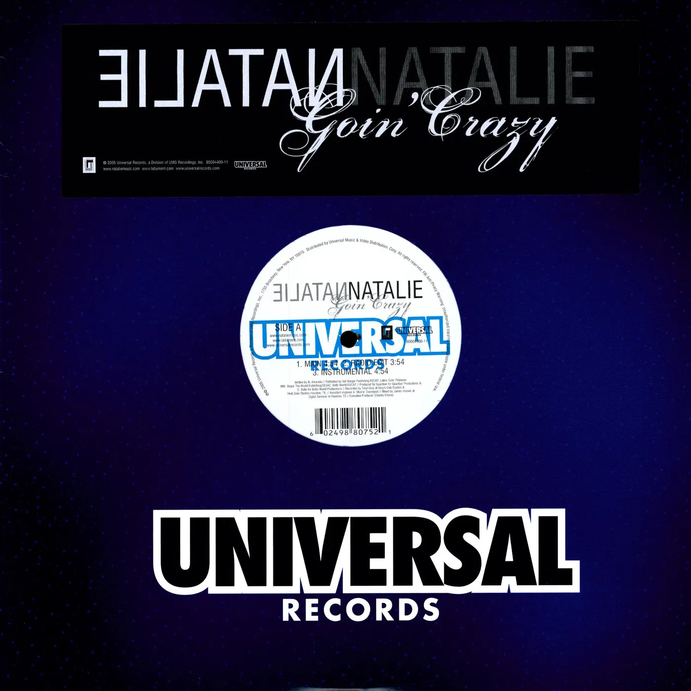 Natalie GOIN CRAZY (X5) Vinyl Record