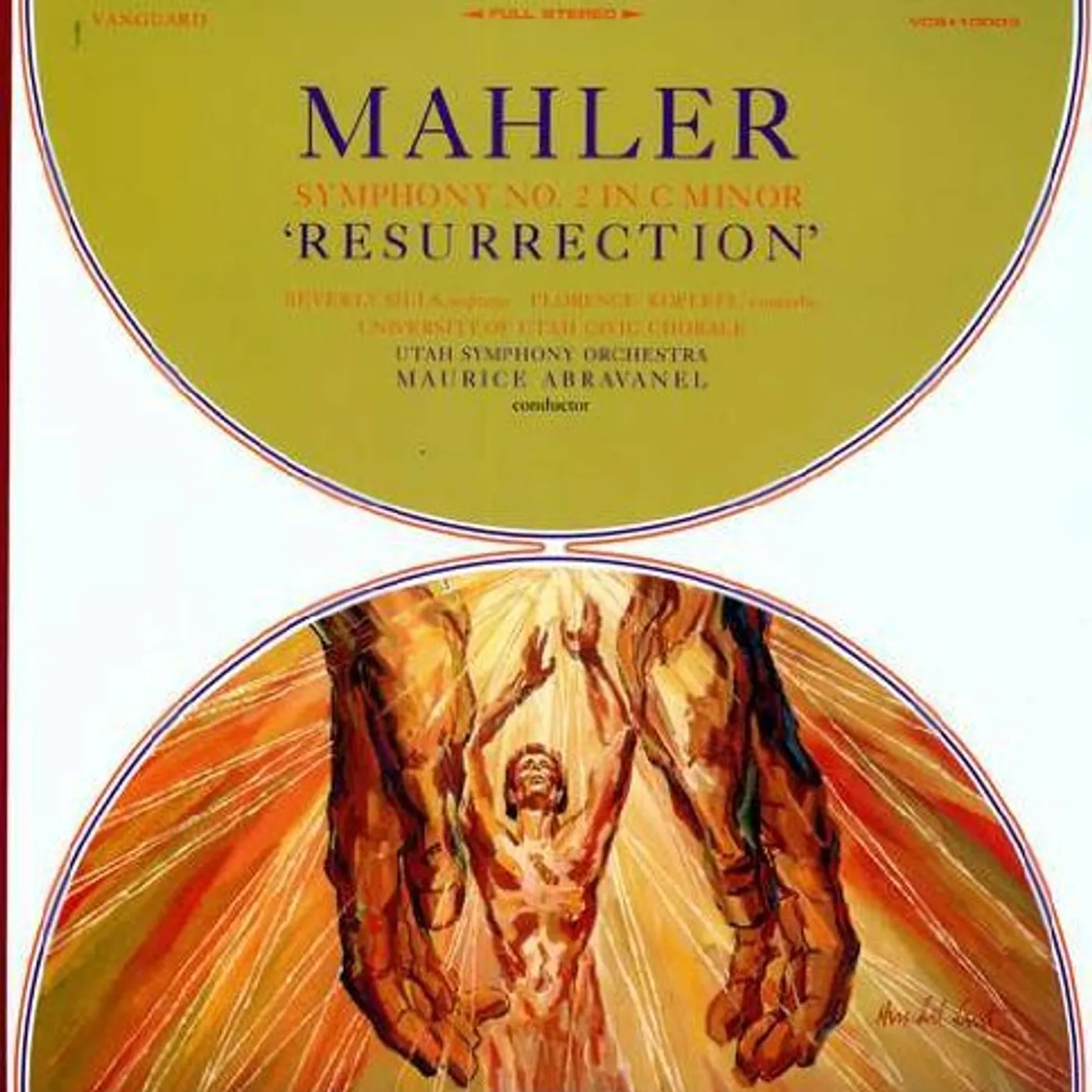Maurice Abravanel MAHLER: SYMPHONY 2 Vinyl Record