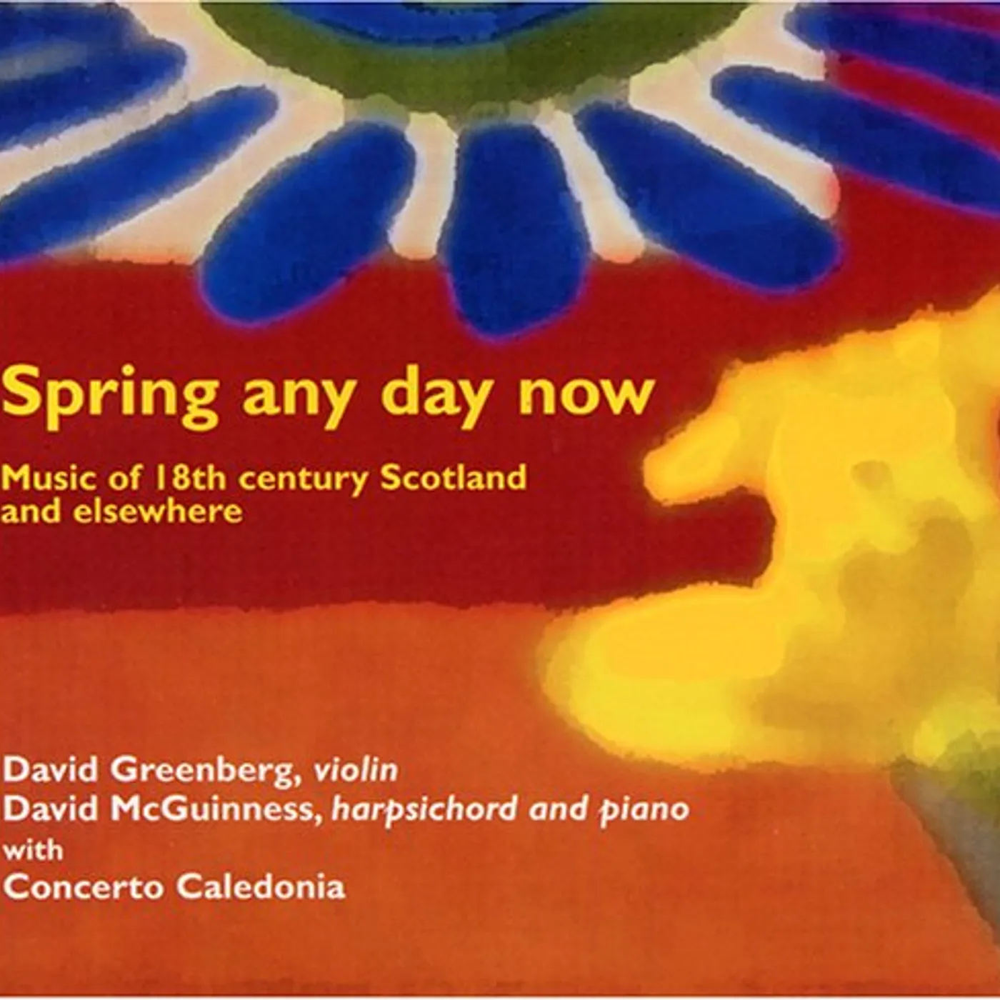 David Greenberg SPRING ANY DAY NOW: MUSIC OF 18TH CENTURY SCOTLAND CD