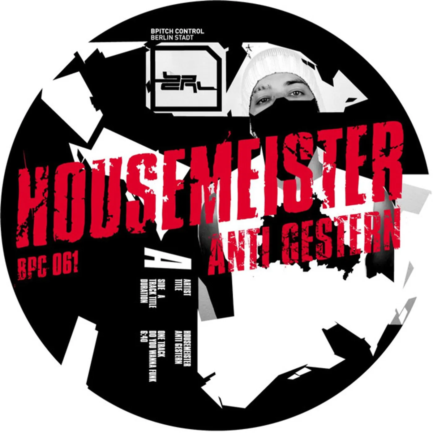 Housemeister Anti-Gestern Vinyl Record