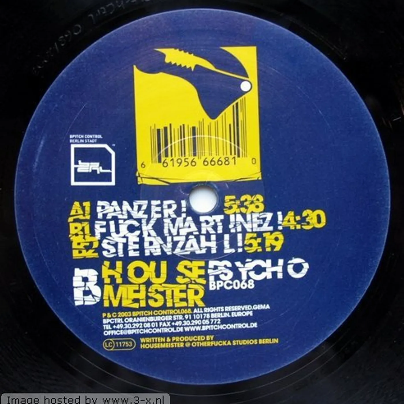 Housemeister PSYCHO Vinyl Record