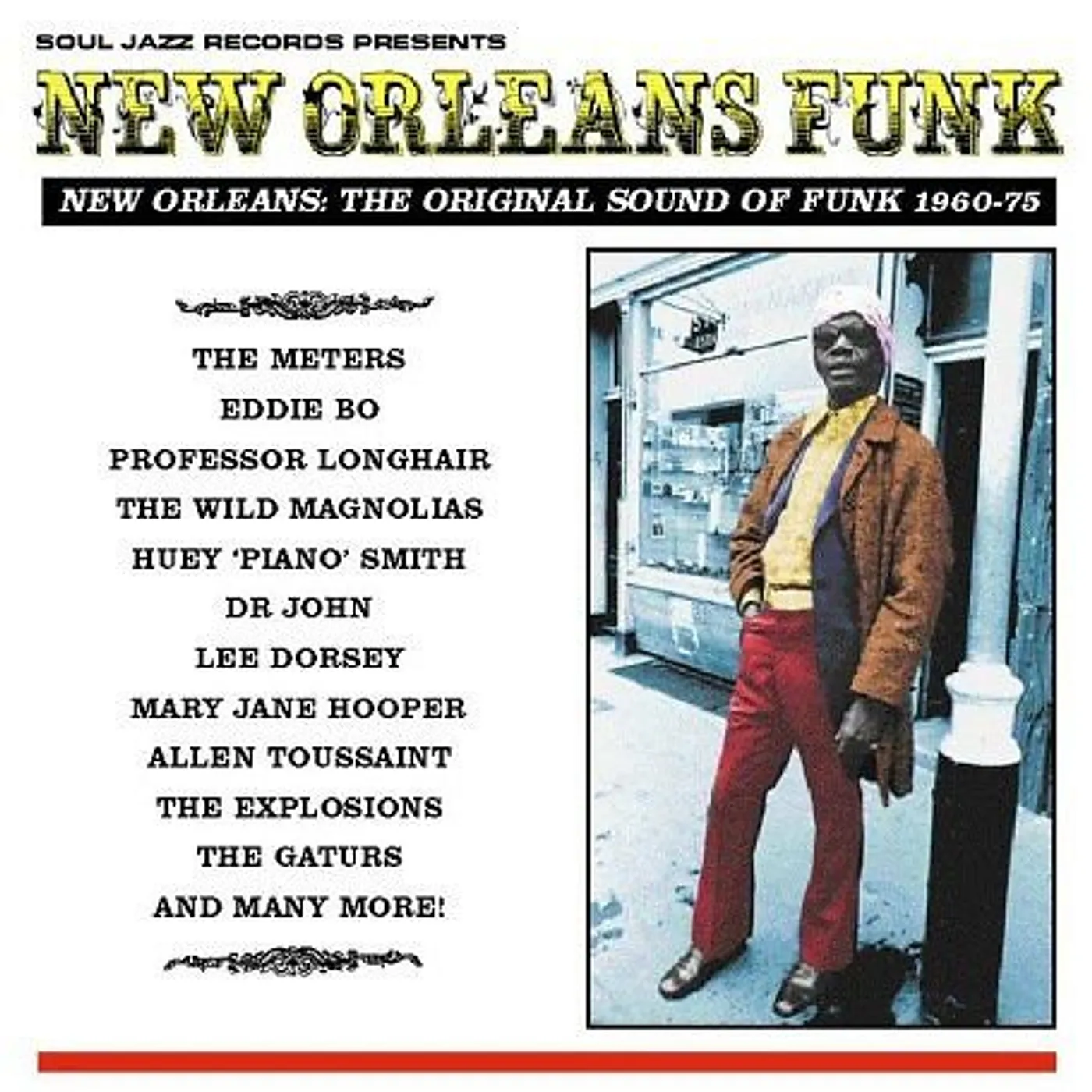 Soul Jazz Records Presents NEW ORLEANS FUNK: ORIGINAL SOUND OF FUNK 1960 - 75 Vinyl Record