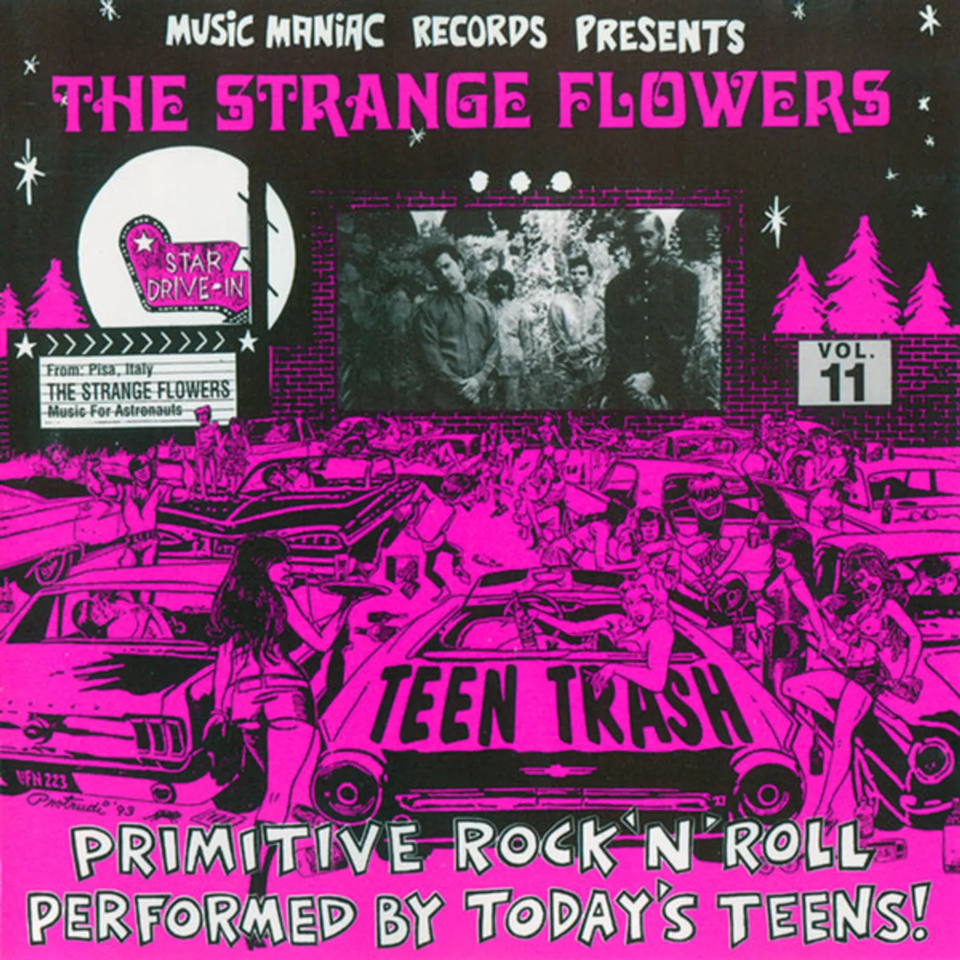 The Strange Flowers TEEN TRASH 11: FROM PISA ITALY (Vinyl)