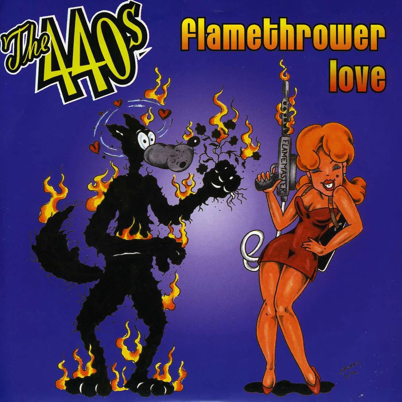 The 440's FLAMETHROWER LOVE Vinyl Record