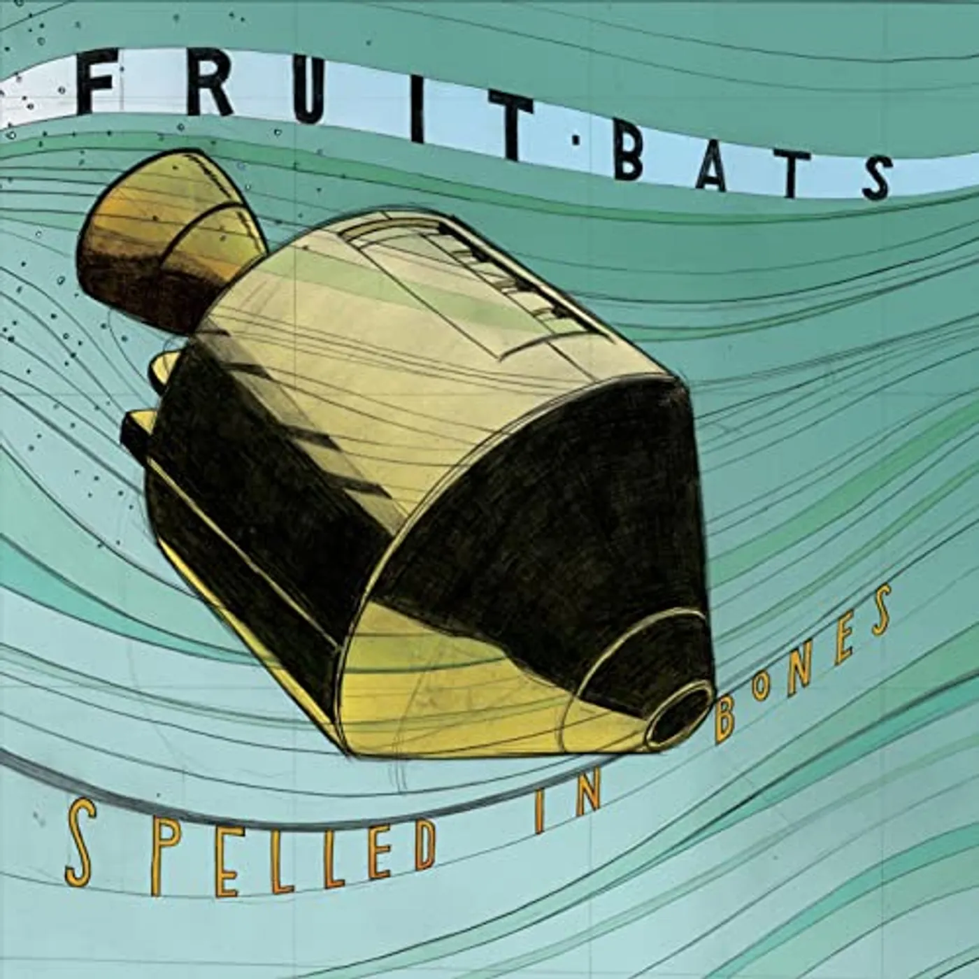 Fruit Bats Spelled In Bones Vinyl Record