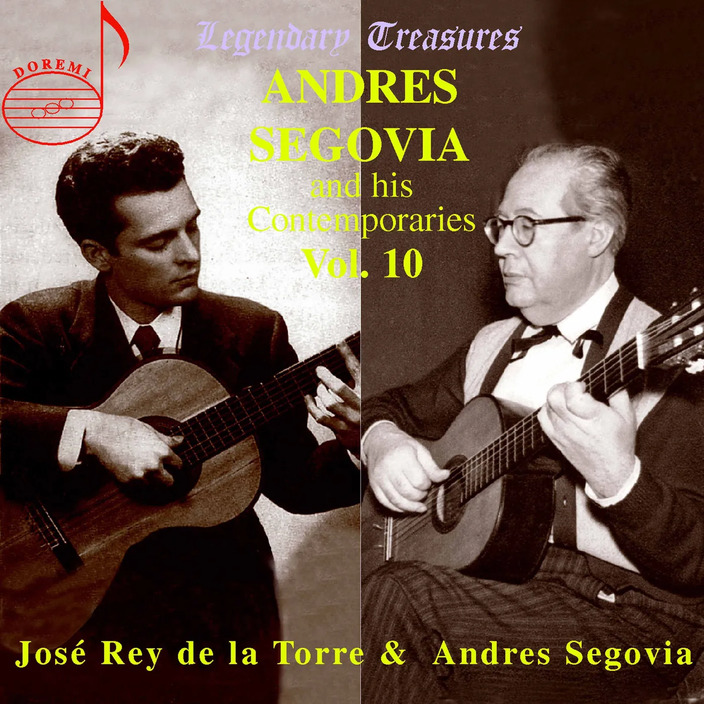 Andres Segovia AND HIS CONTEMPORARIES 10 CD