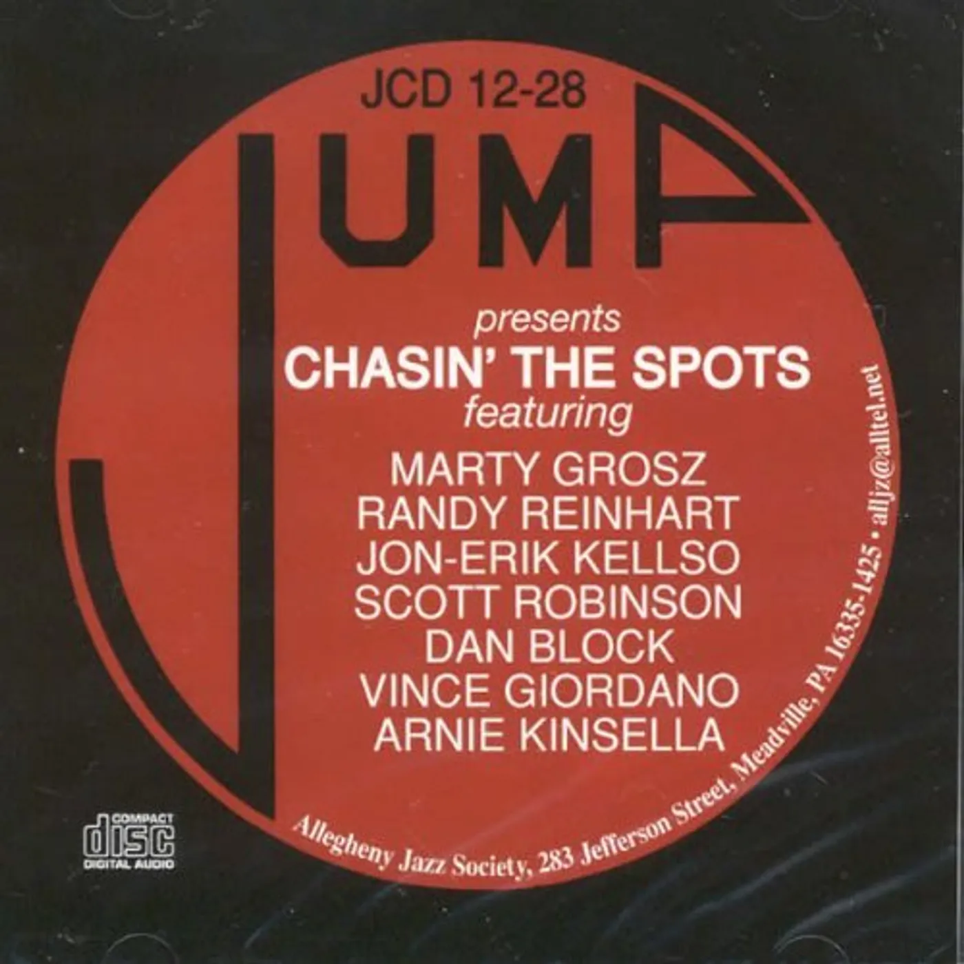 Marty Grosz CHASIN THE SPOTS CD