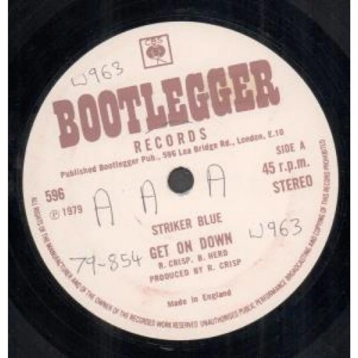 Blue Rhythm Combo GET DOWN Vinyl Record