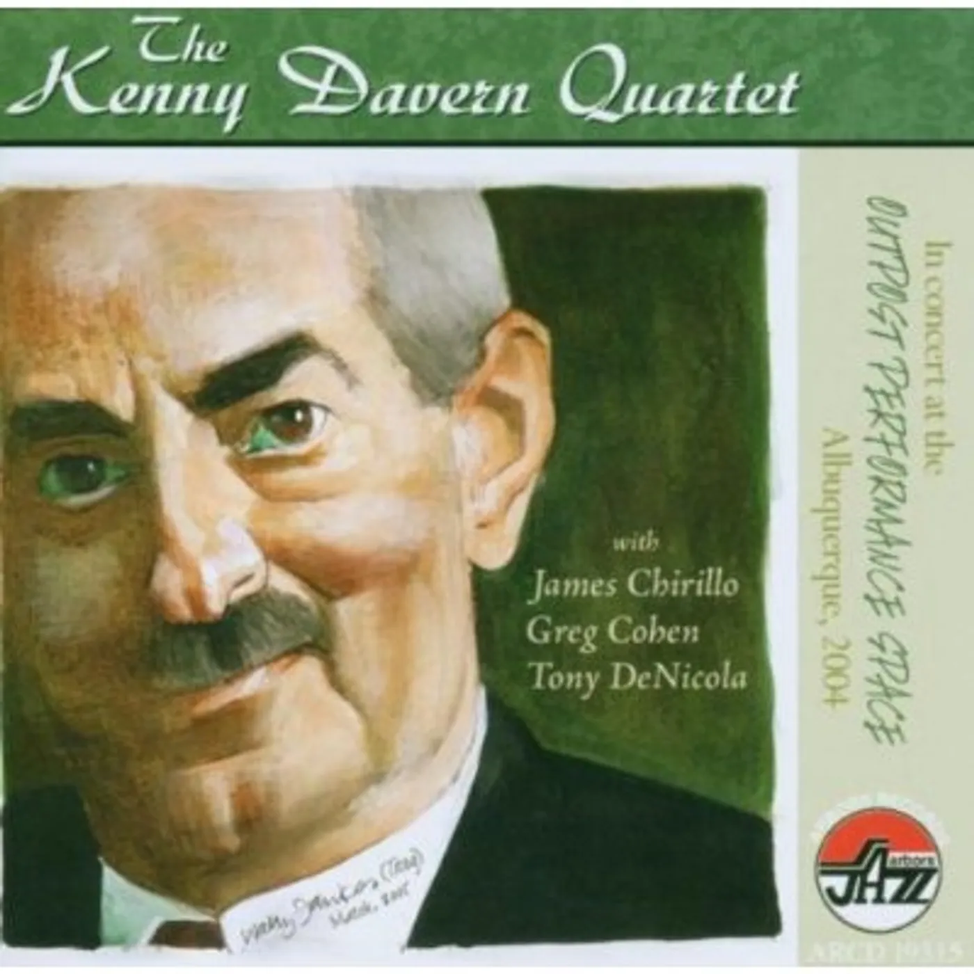 Kenny Davern IN CONCERT AT OUTPOST PERFORMANCE SPACE 2004 CD
